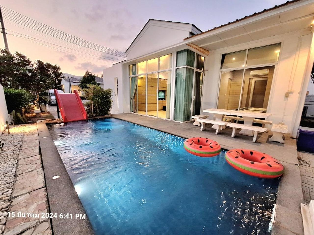 Beachtown Cha-Am Private Poolvilla From Beach 2Km Exterior photo