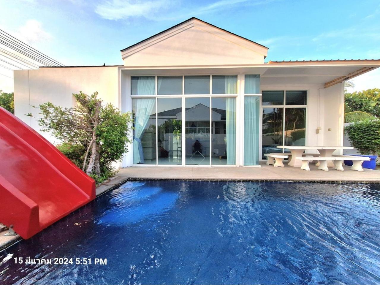 Beachtown Cha-Am Private Poolvilla From Beach 2Km Exterior photo